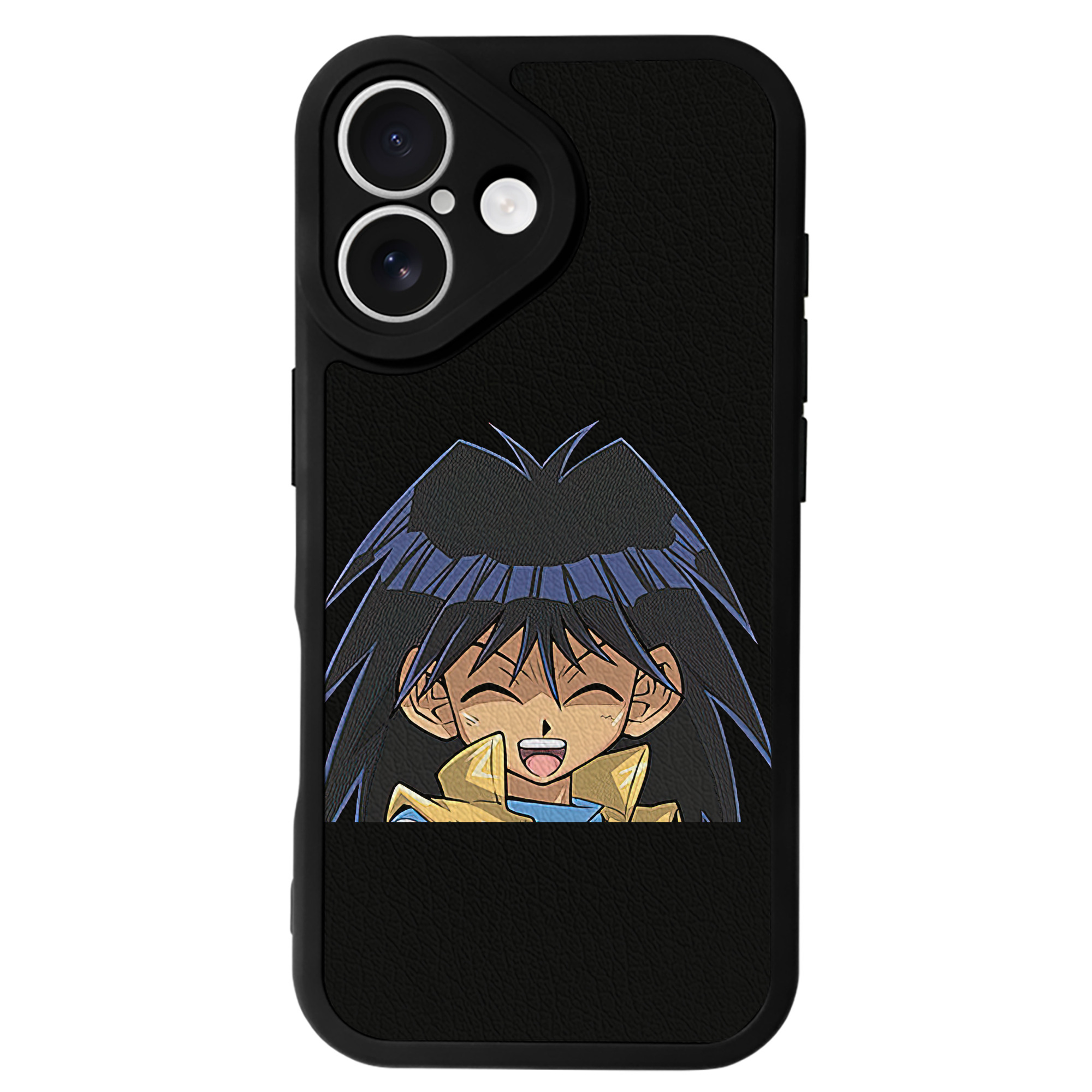 （画像用） 遊☆戯☆王 Yu-Gi-Oh! 【iPhone 16シリーズ対応】シリコンスマホケース（レザー調） 材質：シリコン
